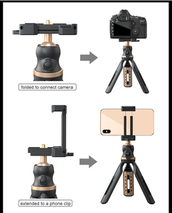 <span class=keywords><strong>Mini</strong></span> trípode extensible de aleación de aluminio con logotipo OEM, soporte de escritorio para teléfono/proyección/Camra, RK-L10 - Product Image 6