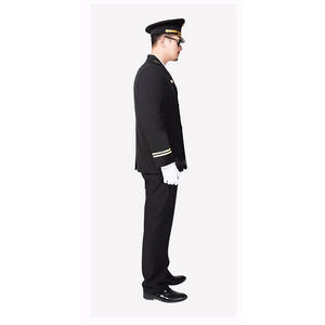 Ropa DE SEGURIDAD Ropa de primavera y otoño Propiedad Inmobiliaria Característica Imagen negra <span class=keywords><strong>Guardia</strong></span> <span class=keywords><strong>Uniforme</strong></span> Traje - Product Image 4