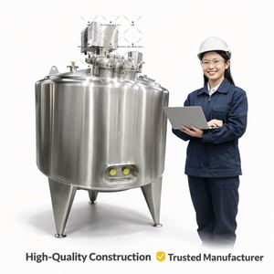 Steam Electric Heating <b>Mixing</b> Tank Double Jacketed <b>Mixing</b> Tank With Agitator Stainless Steel <b>Mixing</b> Tank - Product Image 5