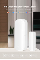 Tuya – capteur de porte Zigbee, détecteur de fenêtre de sécurité pour maison intelligente, capteur de Contact magnétique sans fil pour porte coulissante automatique