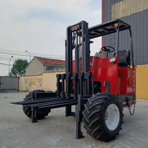 ISO CE chứng nhận 4x4 tất cả các địa hình xe nâng xe tải DIESEL Hướng dẫn sử dụng off-road <span class=keywords><strong>loader</strong></span> 5t bán lẻ máy móc cửa hàng sửa chữa sản xuất - Product Image 2