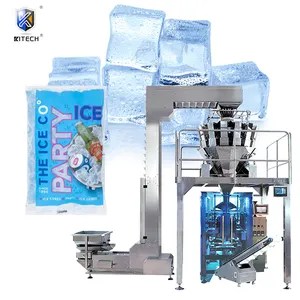 Automatic 2kg 5kg ice cube pouch bag packing packaging machine