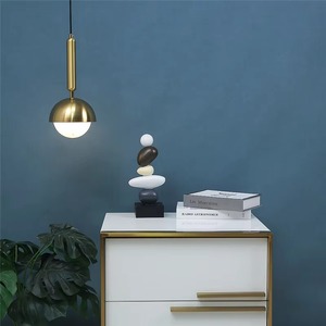 Lampes suspendues d'art moderne en fer Éclairage intérieur à LED Lampe suspendue nordique Maison Cuisine Chevet Salon <span class=keywords><strong>Salle</strong></span> à <span class=keywords><strong>manger</strong></span> Luminaires - Product Image 2