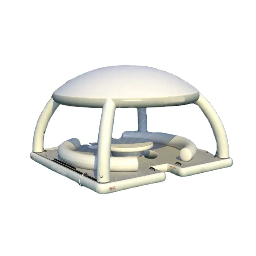 Inflatable Water Dock Platform Swim Platform Jet ski Dock For Yacht Amusement Park Equipment ship Floating dock Island Buoy