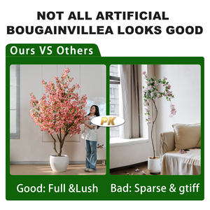 شجرة كرز صناعية كبيرة للبيع بالجملة مباشرة من المصنع، لديكور حفلات الزفاف والفنادق والمنازل، نباتات صناعية - Product Image 5