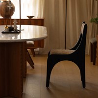 Chaise de salle à manger en bois massif de frêne de style rétro américain, avec coussin d'assise en chenille, chaise de lecture haut de gamme, chaise de loisirs pour auberge