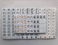 Maßgefertigtes Graviertes Acryl-Amerikanisches Mahjong-Set 160 Stück Luxuriöses Indoor-Ludo-Spiel mit Schichtdesign