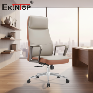 Sinonis Executive Leather Ergonomic Reclining Swivel Office Chair with Aluminium Base Adjustable Features for Home Office Use - Product Image 5