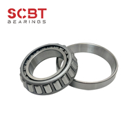 Roulement à rouleaux coniques à une rangée de haute précision SCBT P5 30308 / 7308E à joints ouverts en acier chromé 40*90mm pour machines