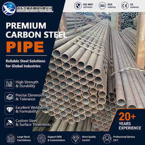 Tubería de Acero al Carbono Laminada en Caliente API 5L Gr.B A53 Gr.B Recocida de 48.3mm Sch40 ASTM A53 con Clasificación de Alta Presión - Product Image 1