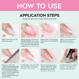 Polvo de inmersión de secado rápido al por mayor para <span class=keywords><strong>Kit</strong></span> de uñas de gel, polvo de acrílico de espejo de Etiqueta Privada, productos de uñas Premium - Product Image 2