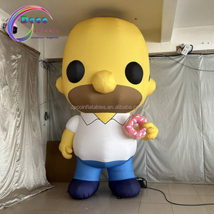 Enfants aire de jeux décoration gonflable mascotte gonflable dessin animé Charater avec beignet - Product Image 2