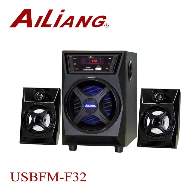 Altavoz de ordenador, woofer de 4 pulgadas, 2,1