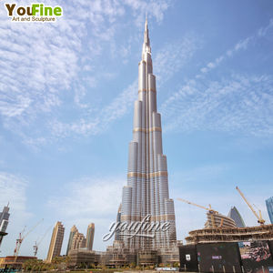 Estatua metálica de gran tamaño para decoración del parque al aire libre, estatua de acero inoxidable, escultura grande - Product Image 2