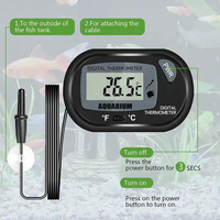 Mini thermomètre de ST-3 numérique intérieur hygromètre température humidité mètre jauge sonde pour incubateur Reptile plante Terrarium