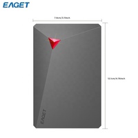 قرص صلب محمول EAGET G22 بسعات 250/320/500 جيجابايت/1 تيرابايت، USB 3.0 بسرعة 5 جيجابت/ثانية، أقراص صلبة خارجية رخيصة للابتوب وسطح المكتب