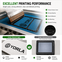 Yorlan Security Infrared Disappearing Solvent Based untuk Sablon Hitam Tak Terlihat Anti-pemalsuan IR Transparan