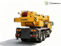 Grue sur camion XCMG QY80K5D d'occasion, 80 tonnes, flèche de 47 m, grue hydraulique mobile, équipement de levage pour travaux de construction lourde