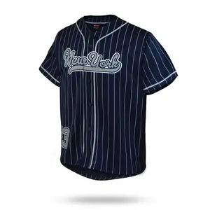 Wholesale Oem Sublimation Plain Blank Baseball Jersey T Shirt Custom Baseball Jerseys For Men