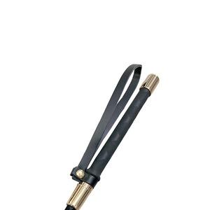 Látigo de Cuero Divertido para Fiestas, Accesorio de Actuación, Látigo de Cuero PU Negro, Juguete Sexual Alternativo para Parejas SM, Látigo Ecuestre - Product Image 2