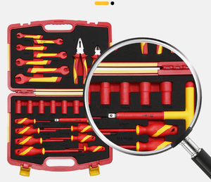 Multifunctional Auto Repair VDE Insulated <b>Tool</b> <b>Box</b> 12 PCS Full Set Carbon Steel Screwdriver and Hand <b>Tools</b> for Car SRGI-001 Scre - Product Image 4