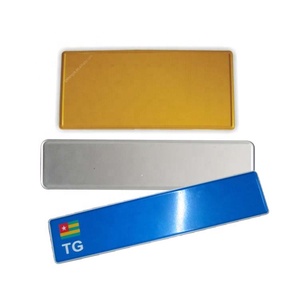 <span class=keywords><strong>Pas</strong></span> <span class=keywords><strong>cher</strong></span> Professionnel En Métal Blanc Personnalisé Euro Inde Voiture Plaque D'<span class=keywords><strong>immatriculation</strong></span> - Product Image 1