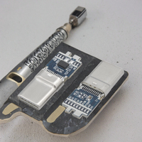Cable de Carga Rápida USB C Macho de Cobre con Terminal de Tornillo, Cargador de Pared para PCB, Corriente Nominal de 5A