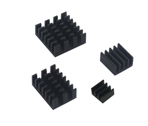Raspberry <span class=keywords><strong>Pi</strong></span> 4B aluminium koellichaam voor het bord, met warmteafvoerende lijm aan de achterkant, set van 4 stuks - Product Image 1