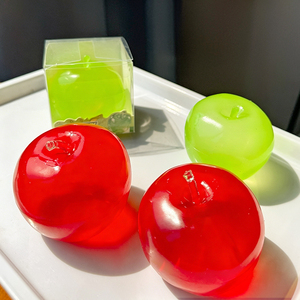 Juguete Blandito Transparente de Manzana, No Rebotante, Maleable, con Relleno de Vaselina, Juguete Antiestrés para Aliviar el Estrés - Product Image 6
