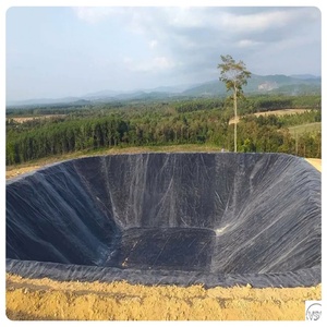 แผ่นงาน HDPE หนา1.5มม. ราคาต่อตารางเมตรสำหรับโครงการบ่อเลี้ยง - Product Image 3