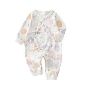 Body de Algodón para Bebé con Estampado Floral, Unisex, 0-6 Meses, Ropa de Primavera y Otoño - Product Image 5