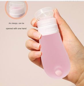 Ensemble de bouteilles de voyage en silicone de haute qualité avec fermeture éclair, tubes souples pour shampoing, savon liquide, lotion - Product Image 6