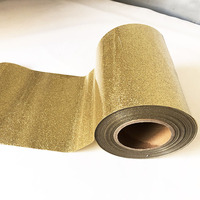 Vinyle thermocollant à paillettes lavable pour transfert de film, facile à poser, HTV PET, rouleaux de 50cm*25m pour vêtements et T-shirts