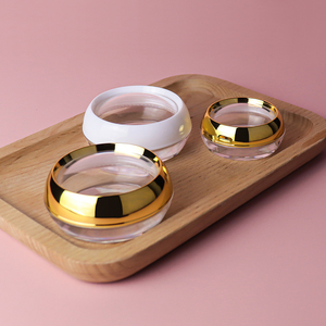 10 20 30 50G Rỗng Rộng Miệng Nhỏ Nhựa Nắp Màu Trắng Container Viên Nang Kem Jar Với Cap - Product Image 1