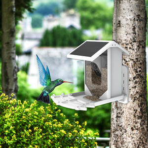 Comedero Inteligente para Pájaros Oniya con Cámara WiFi de 1.25L de Capacidad, 5MP, 2.5K Full HD, Energía Solar, Inalámbrico, Captura Automática de Video de Aves y Notificaciones - Product Image 4