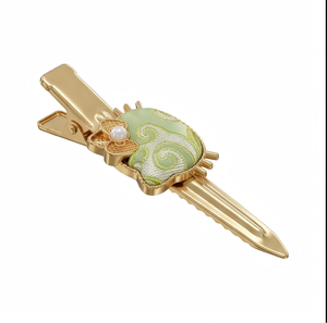 Barrette à <span class=keywords><strong>cheveux</strong></span> Shu Brocade <span class=keywords><strong>Hello</strong></span> <span class=keywords><strong>Kitty</strong></span> plaquée or, <span class=keywords><strong>pince</strong></span> à <span class=keywords><strong>cheveux</strong></span> chat mignon avec perle, accessoire capillaire élégant pour le quotidien et les cadeaux - Product Image 2