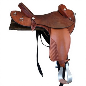 Silla de Montar para Caballo de Cuero Natural de Vaca y Búfalo, con Madera Sostenible, Estilo Europeo, Diseños Personalizables, Duradera - Product Image 1