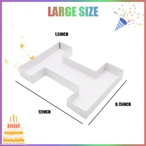 ZIJRXQ Caja Decorativa de Cartón de 12 Pulgadas, Rellenable, con Forma Especial para Alimentos y Charcutería (I) - Product Image 6