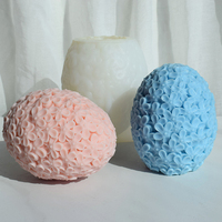 Handgemachte Schokolade Dekor Silikon form für Ei Blume Ball Kerze Gips Aroma therapie Seifen harz DIY Tool