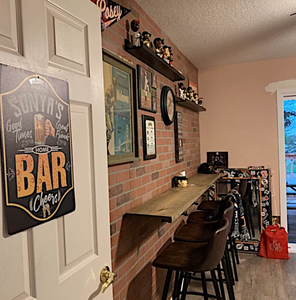 Estante de barra de loft flotante profundo personalizado, estante de montaje en pared, decoración de madera, estante de escritorio de oficina estrecho de exhibición de cocina flotante largo - Product Image 2