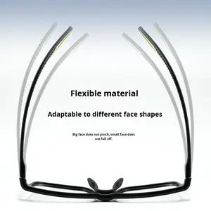 نظارات رياضية خفيفة للغاية بإطار ماسي نظارات كرة سلة آمنة مضادة للتصادم للرجال والطلاب بالجملة - Product Image 4