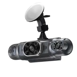 录像机Hd1080p 3镜头仪表盘凸轮黑匣子夜视重力传感器环路数字录像机汽车摄像机