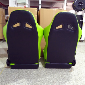 Sièges de voiture noirs de haute qualité, sportifs, réglables, type baquet, pour la simulation de course, pour <span class=keywords><strong>BMW</strong></span> et Honda, en cuir. - Product Image 4