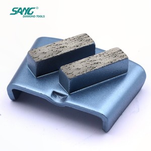 Bloc abrasif diamanté personnalisable SANG pour le meulage des sols en béton, forme trapézoïdale - Product Image 2