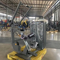 Machine à pulldown latéral à charges individuelles, équipement de musculation robuste pour le dos, idéal pour les salles de sport, clubs et entraînements de musculation