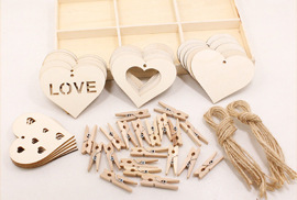 Llavero de Madera Grabado con Láser en Forma de Corazón Personalizado, Llavero de Bambú con Diseño de Amor, Te Amo - Product Image 2