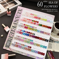 Ensemble de vernis à ongles en gel scintillant effet œil de chat, 60 couleurs, pour la décoration des ongles, utilisation en salon