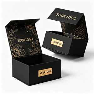 High End Foldable <b>Magnetic</b> Handbag <b>Gift</b> <b>Box</b> Rigid Paper Packaging for Fashion Bag Clothing Accessories - Product Image 1