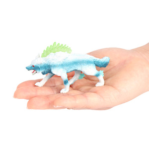 Bán buôn rắn PVC mô phỏng huyền thoại khỉ đột Quái Vật tuyết Sói con số động vật đồ chơi bức tượng nhỏ - Product Image 3