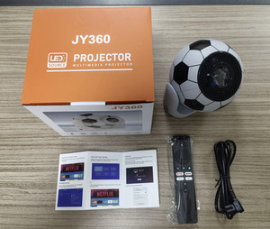 Proiettore Smart JY360 con Design a Pallone da <span class=keywords><strong>Calcio</strong></span>, Android 13, 720P, Supporto 4K, WiFi6, Cinema Portatile, Home Theater - Product Image 6